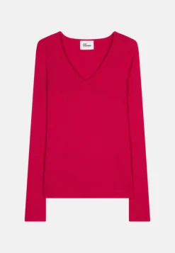 ABBY pull col v fuchsia