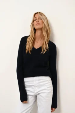 ABBY pull col v navy