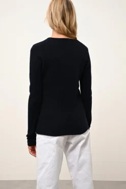 ABBY pull col v navy
