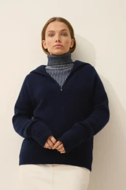 AKAR pull col camionneur navy