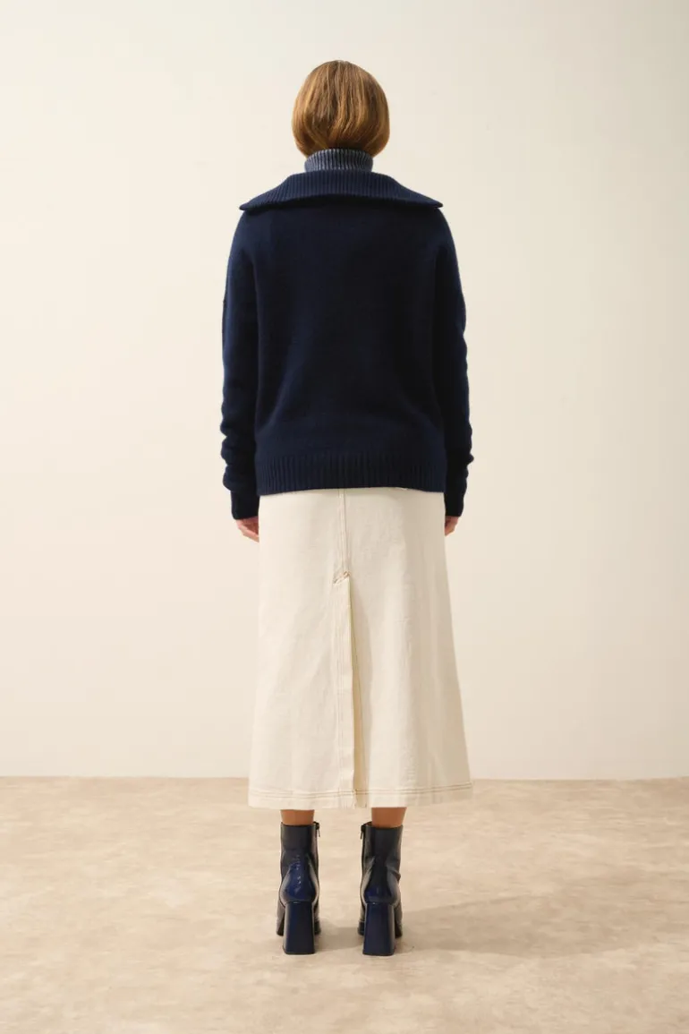 AKAR pull col camionneur navy