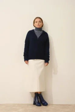 AKAR pull col camionneur navy