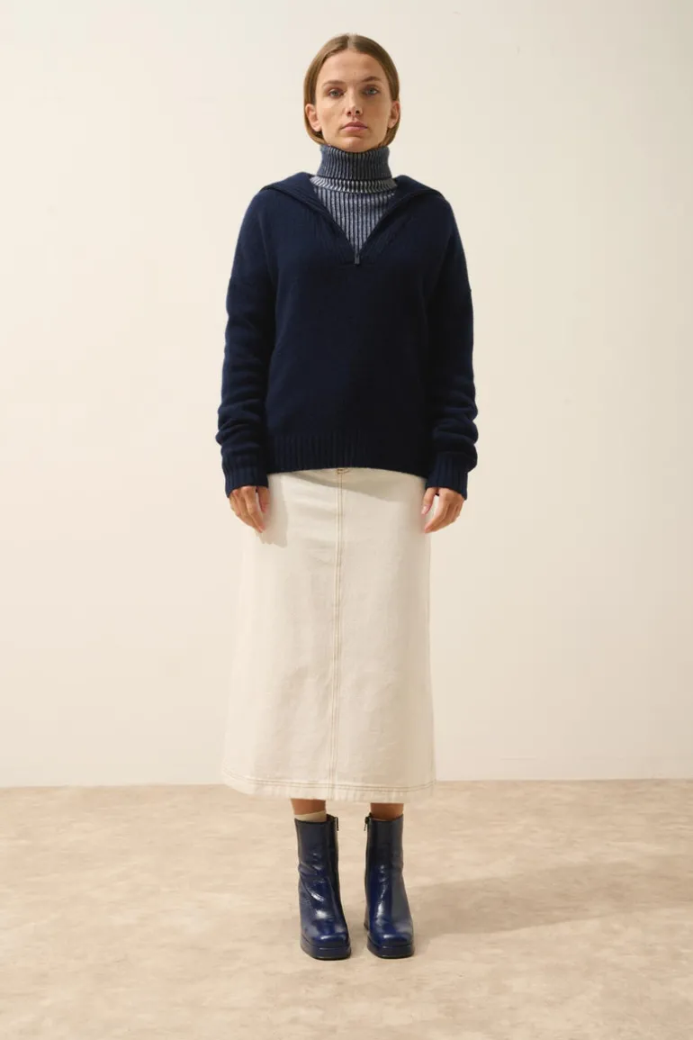 AKAR pull col camionneur navy