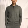 ALAN gilet col montant anthracite chiné