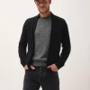 ALAN gilet col montant noir