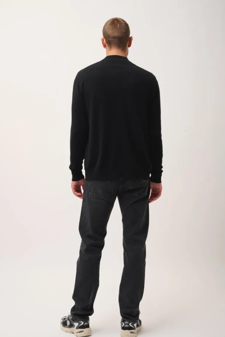 ALAN gilet col montant noir