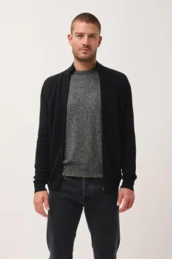 ALAN gilet col montant noir