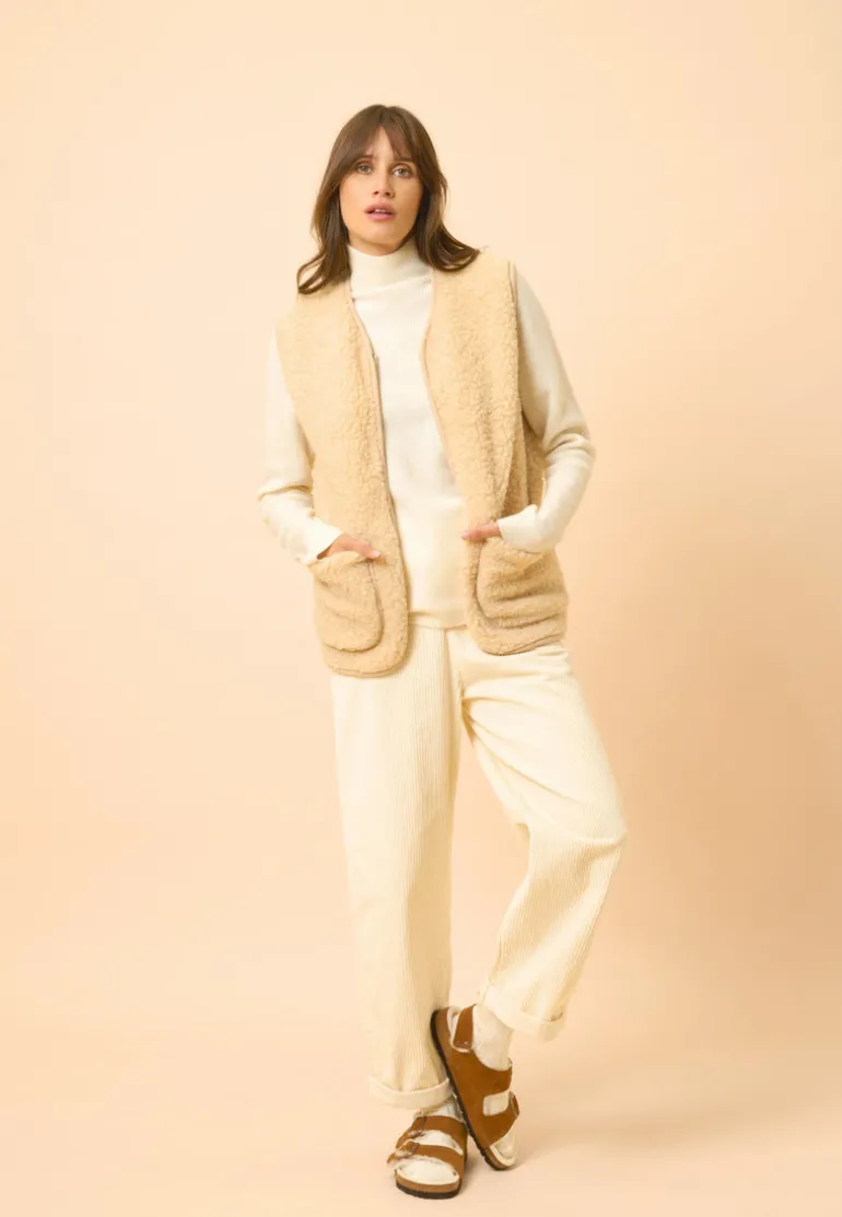 ALYSSA pull col montant neige