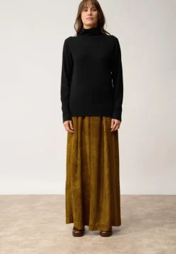 AMBRE pull col montant noir