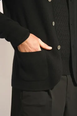 ANNA veste col mao noir