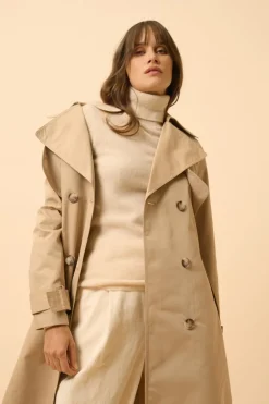AVA pull col roulé avoine