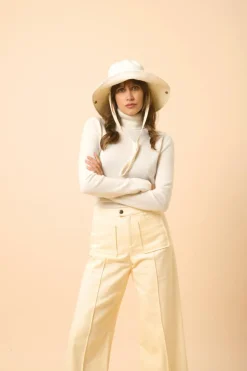 AVA pull col roulé neige