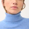 AVA pull col roulé sky