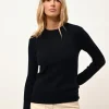 AVANA pull col rond navy
