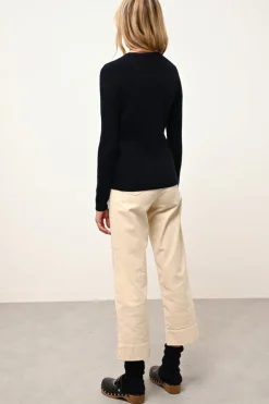 AVANA pull col rond navy