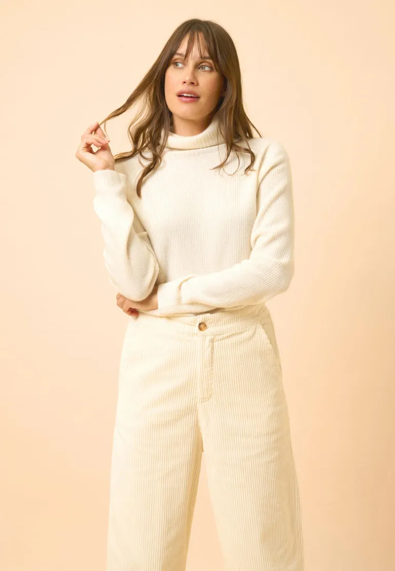 BILLY pull col roulé neige
