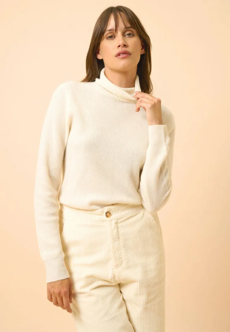 BILLY pull col roulé neige