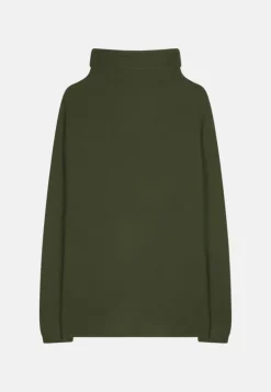 BLANTYRE pull col roulé kaki