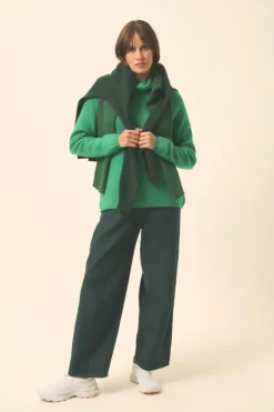 BLANTYRE pull col roulé menthe