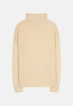 BLANTYRE pull col roulé sable