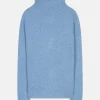 BLANTYRE pull col roulé sky