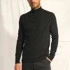 BRADLEY pull col camionneur noir