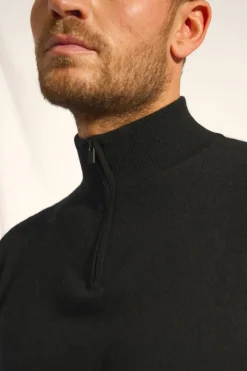 BRADLEY pull col camionneur noir