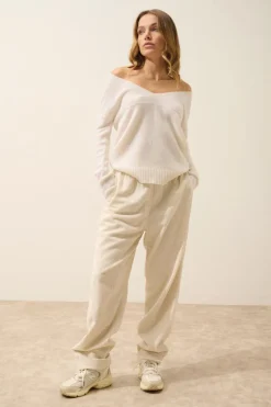 CASSIE pull col v neige