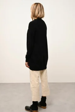 CHELSEA cardigan col v noir