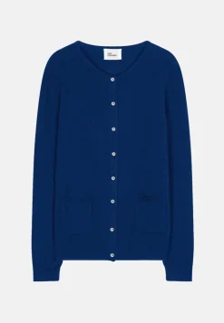CHELSEA cardigan col v outremer