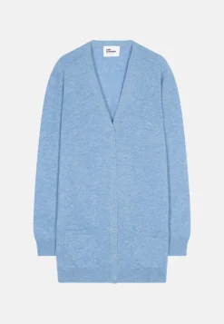 CHELSEA cardigan col v sky