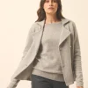 CHLOE veste col tailleur nuage chiné