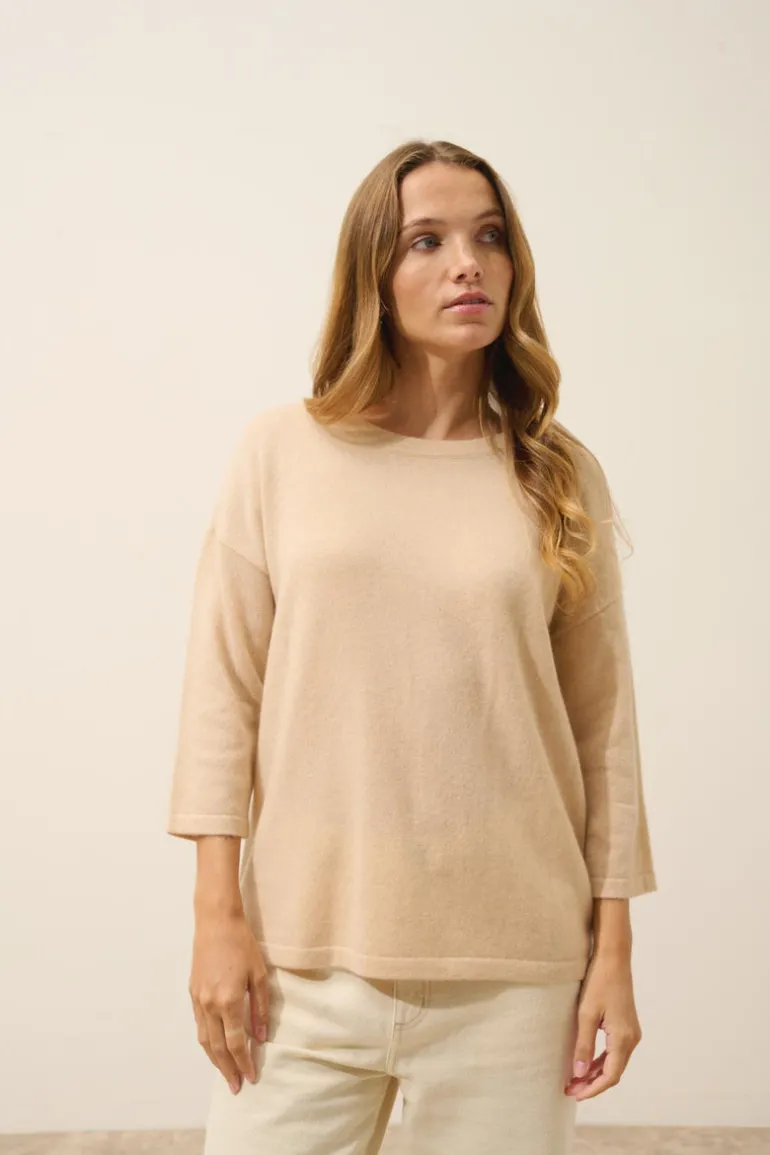 CLATT pull col rond sable