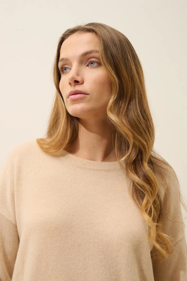 CLATT pull col rond sable