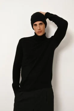 CONNOR pull col roulé noir