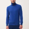CONNOR pull col roulé outremer