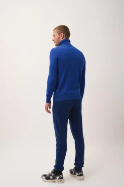 CONNOR pull col roulé outremer