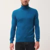 CONNOR pull col roulé paon
