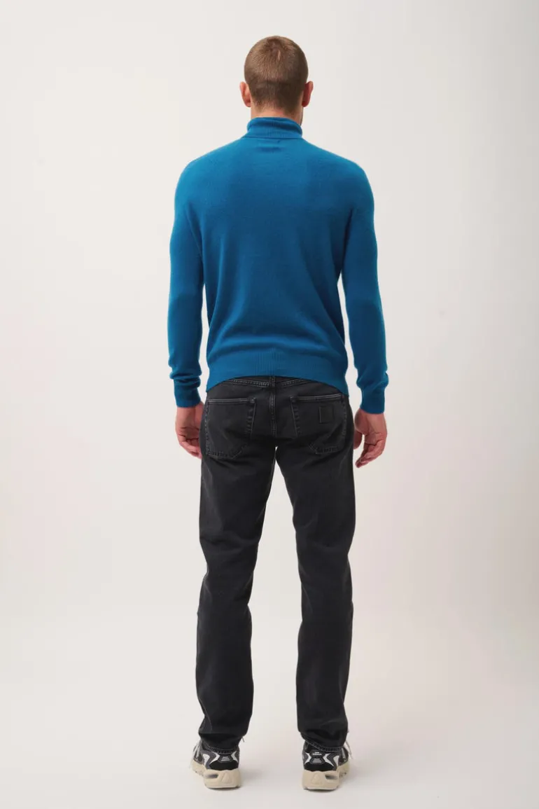 CONNOR pull col roulé paon