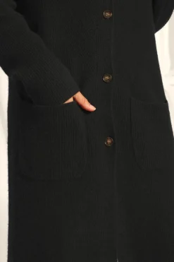DACHE cardigan col v noir