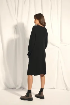 DACHE cardigan col v noir