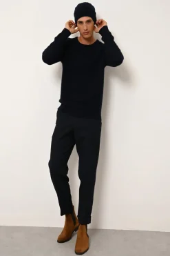 GABIN pull col rond navy