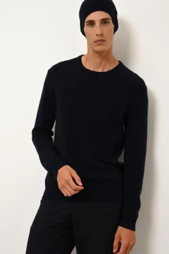 GABIN pull col rond navy