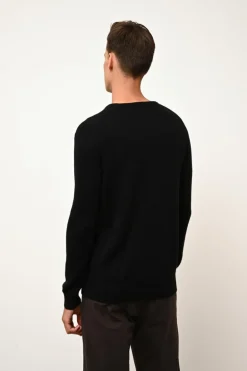GABIN pull col rond noir