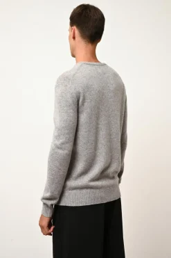 GABIN pull col rond nuage chiné