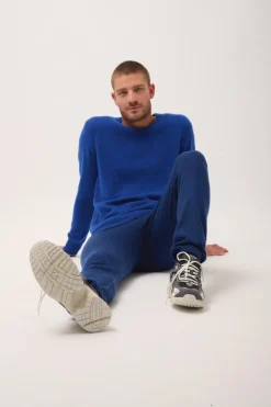 GABIN pull col rond outremer