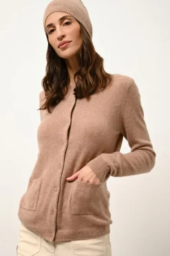 GINGER bonnet camel chiné