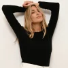 GRACE pull col bateau noir