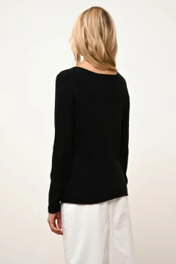 GRACE pull col bateau noir