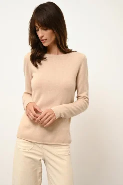 GRACE pull col bateau sable